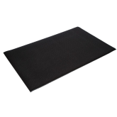Crown Comfort-King 1/2" Thick Dry Area Anti-Fatigue Mat - 2' x 3', Black